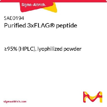 纯化3xFLAG®肽，4MG，SAE0194-4MG，Sigma
