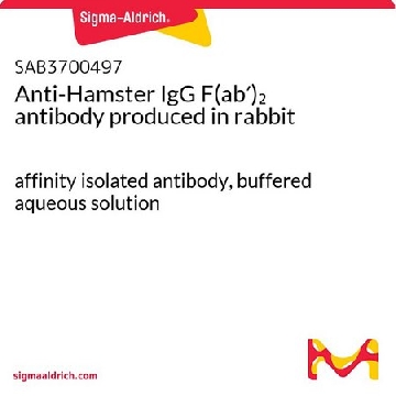 Anti-Hamster IgG F(ab′)₂ antibody produced in rabbit，5MG，SAB3700497-5MG，Sigma