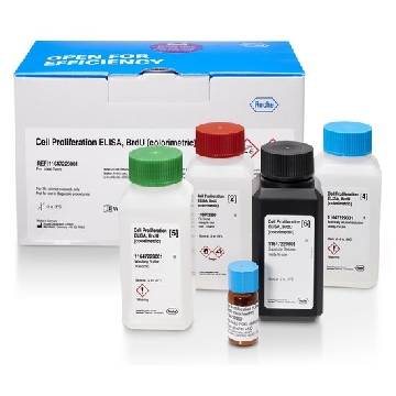 细胞增殖试ELISA, BrdU（比色法），1000TESTS，11647229001，Roche