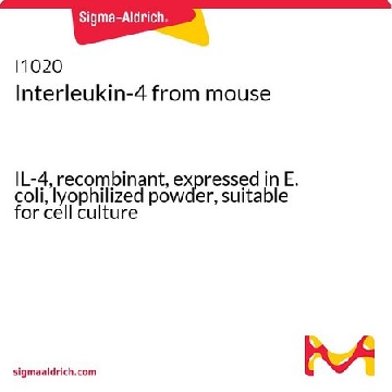 Interleukin-4 from mouse，5UG，I1020-5UG，Sigma