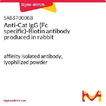 Anti-Cat IgG (Fc specific)-Biotin antibody produced in rabbit，2MG，SAB3700068-2MG，Sigma