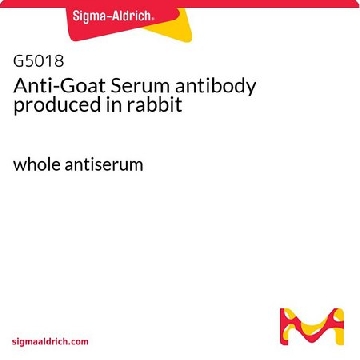 Anti-Goat Serum antibody produced in rabbit，2ML，G5018-2ML，Sigma