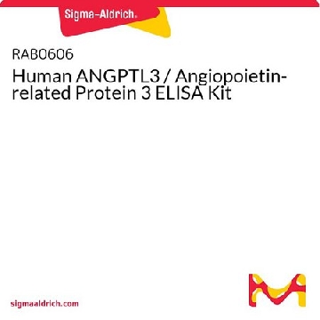 人ANGPTL3 /血管生成素相关蛋白3 ELISA试剂盒，96WELLS，RAB0606-1KT，Sigma