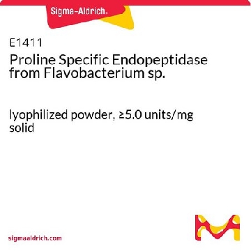 脯氨酸特异性内切蛋白酶 来源于黄杆菌 属，50UNITS，E1411-50UN，Sigma