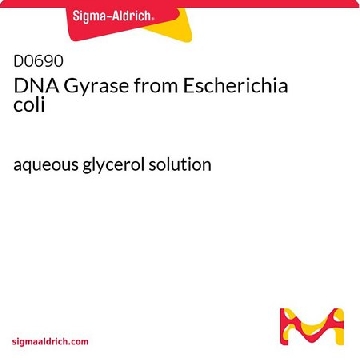 DNA Gyrase 来源于大肠杆菌，100UNITS，D0690-100UN，Sigma