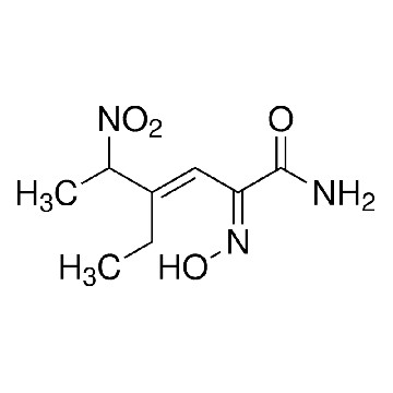 (±)-(E)-4-Ethyl-2-[(E)-hydroxyimino]-5-nitro-3-hexenamide，10MG，E2895-10MG，Sigma
