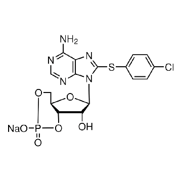 8-(4-氯苯硫基）-腺苷 3′,5′-环单磷酸 钠盐 钠盐，50MG，C3912-50MG，Sigma