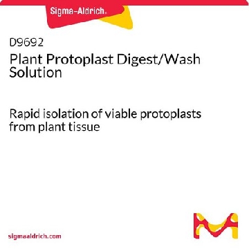 Plant Protoplast Digest/Wash Solution，1L，D9692-1L，Sigma