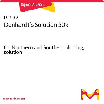 Denhardt溶液 50x，5ML，D2532-5ML，Sigma