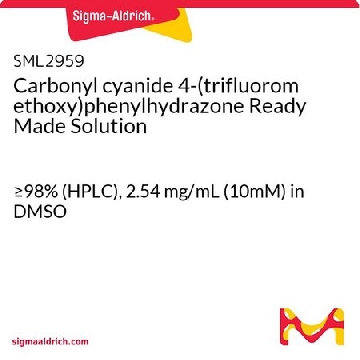 Carbonyl cyanide 4-(trifluoromethoxy)phenylhydrazone Ready Made Solution，1ML，SML2959-1ML，Sigma