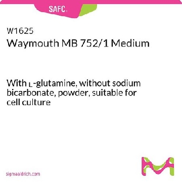 Waymouth MB 752/1 培养基，10X1L，W1625-10X1L，SAFC