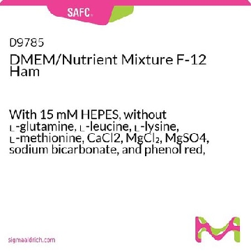 DMEM/营养混合物 F-12 Ham，10L，D9785-10L，SAFC