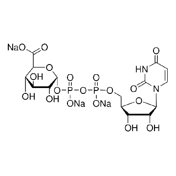 尿苷 5′-二磷酸葡萄糖醛酸 三钠盐，500MG，U6751-500MG，Sigma
