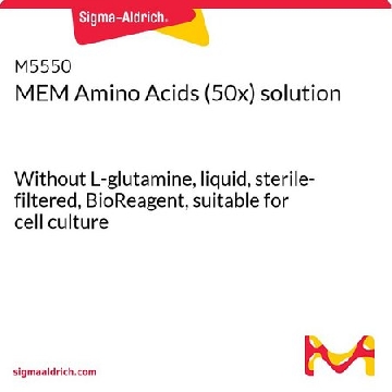 MEM 氨基酸 (50x) 溶液，100ML，M5550-100ML，Sigma