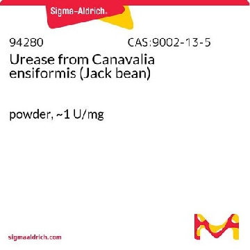 尿素酶 来源于洋刀豆 （刀豆），25G，94280-25G，Sigma