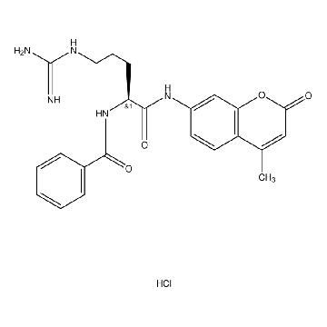 Nα-Benzoyl-ʟ-arginine-7-amido-4-methylcoumarin hydrochloride，5MG，B7260-5MG，Sigma