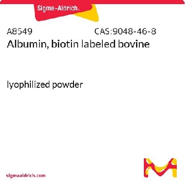 白蛋白，生物素标记 牛，10MG，A8549-10MG，Sigma