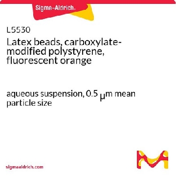 乳胶珠，羧酸盐改性聚苯乙烯，荧光橙，1ML，L5530-1ML，Sigma