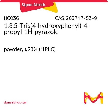 1,3,5-三（4-羟基苯基）-4-丙基-1H-吡唑，10MG，H6036-10MG，Sigma