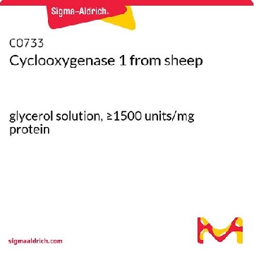 环氧化酶 1 来源于绵羊，5000UNITS，C0733-5000UN，Sigma