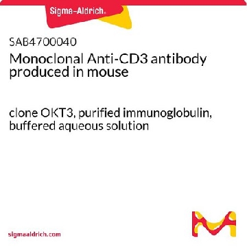 单克隆抗-CD3 小鼠抗，100UG，SAB4700040-100UG，Sigma