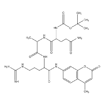 Boc-Gln-Ala-Arg-7-amido-4-methylcoumarin hydrochloride，5MG，B4153-5MG，Sigma