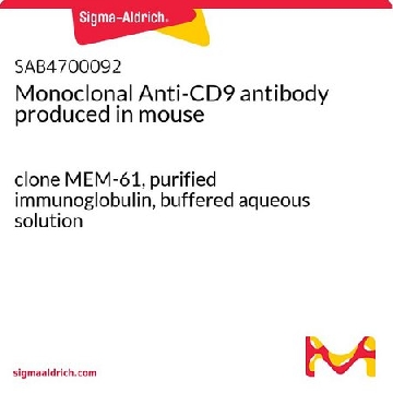 Monoclonal Anti-CD9 antibody produced in mouse，100UG，SAB4700092-100UG，Sigma