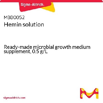 Hemin solution，10ML，MBD0052-10ML，Sigma