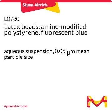 乳胶珠，胺修饰聚苯乙烯，荧光蓝，1ML，L0780-1ML，Sigma