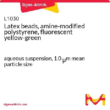 乳胶珠，胺改性聚苯乙烯，荧光黄绿色，1ML，L1030-1ML，Sigma