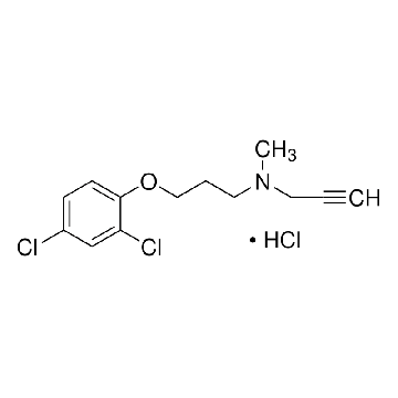 N-甲基-N-炔丙基-3-（2,4-二氯苯氧基）丙胺 盐酸盐，50MG，M3778-50MG，Sigma