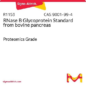 RNase B 糖蛋白标准品 来源于牛胰腺，1MG，R1153-1MG，Sigma