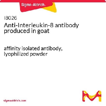 Anti-Interleukin-8 antibody produced in goat，0.1MG，I8026-.1MG，Sigma