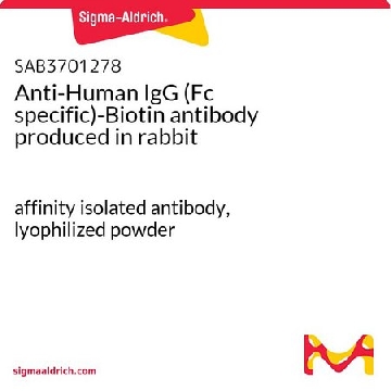 Anti-Human IgG (Fc specific)-Biotin antibody produced in rabbit，2MG，SAB3701278-2MG，Sigma