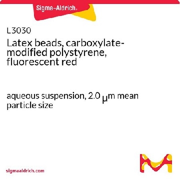 乳胶珠，羧酸盐改性聚苯乙烯，荧光红，1ML，L3030-1ML，Sigma
