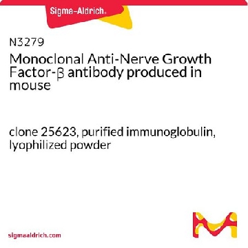 单克隆抗  神经生长因子-β 小鼠抗，0.5MG，N3279-.5MG，Sigma
