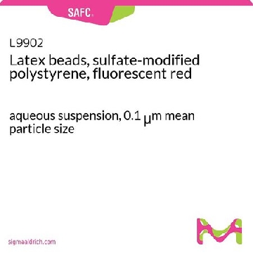 乳胶珠，硫酸盐改性聚苯乙烯，荧光红，1ML，L9902-1ML，SAFC