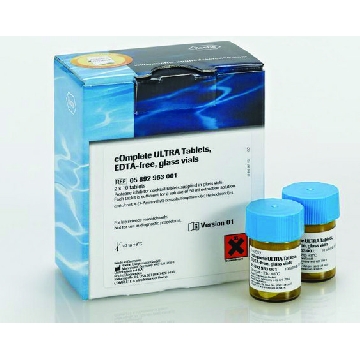cOmplete™ ULTRA Tablets,不含EDTA,玻璃瓶装蛋白酶抑制剂混合物，2X10TABLETS，5892953001，Roche