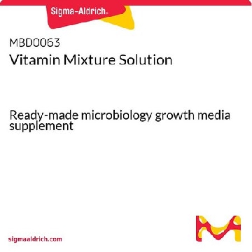 Vitamin Mixture Solution，10ML，MBD0063-10ML，Sigma