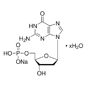 2′-脱氧鸟苷5′-单磷酸 钠盐 水合物，500MG，D9500-500MG，Sigma
