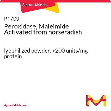 Peroxidase, Maleimide Activated from horseradish，2MG，P1709-2MG，Sigma
