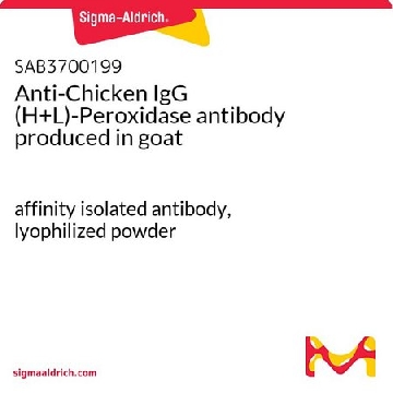 Anti-Chicken IgG (H+L)-Peroxidase antibody produced in goat，2MG，SAB3700199-2MG，Sigma