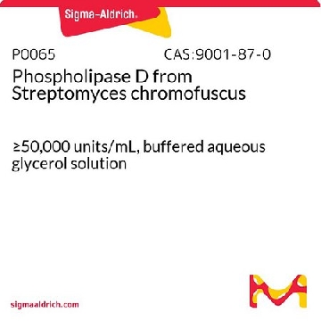 磷脂酶 D 来源于色褐链霉菌，25000UNITS，P0065-25KU，Sigma