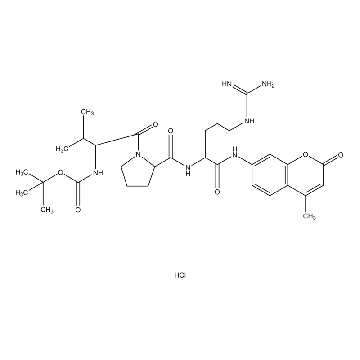 Boc-Val-Pro-Arg-7-酰胺基-4-甲基香豆素 盐酸盐，5MG，B9385-5MG，Sigma