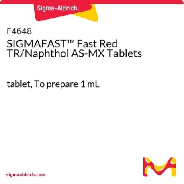 SIGMAFAST™ Fast Red TR/Naphthol AS-MX 片剂，5SETS，F4648-5SET，Sigma