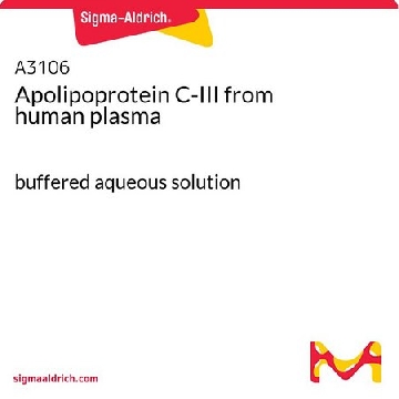 Apolipoprotein C-III 来源于人类血浆，100UG，A3106-100UG，Sigma
