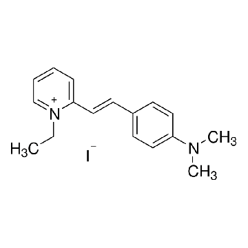 2-[4-(Dimethylamino)styryl]-1-ethylpyridinium iodide，100MG，D0815-100MG，Sigma