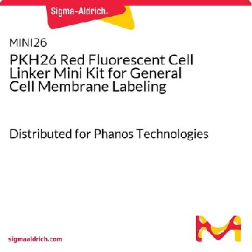 PKH26 Red Fluorescent Cell Linker Mini Kit，用于常规细胞膜标记，1KIT，MINI26-1KT，Sigma