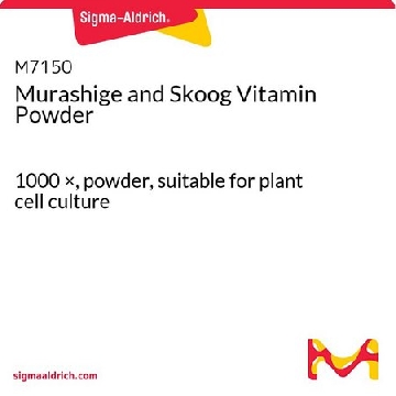 Murashige 和 Skoog维生素粉末，100ML，M7150-100ML，Sigma