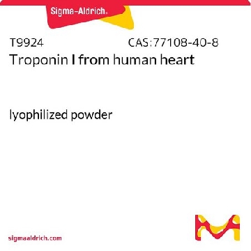 肌钙蛋白I 来源于人类心脏，20UG，T9924-20UG，Sigma